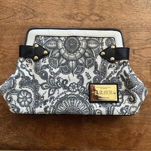 Vintage L.A.M.B. Clutch in Darjeeling Henna pattern